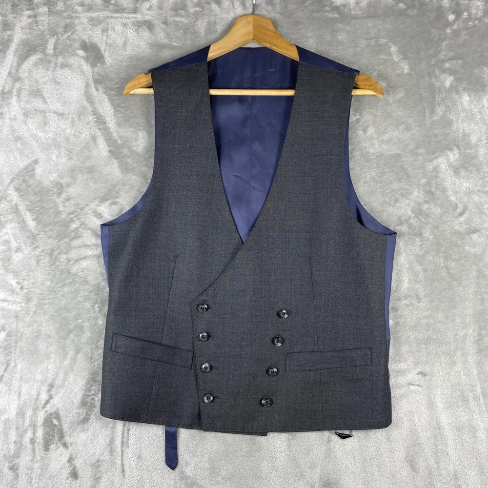 Suitsupply 3 Piece Suit Men 38 33x28 Wool S110 Vitale Barberis Canonico Lazio